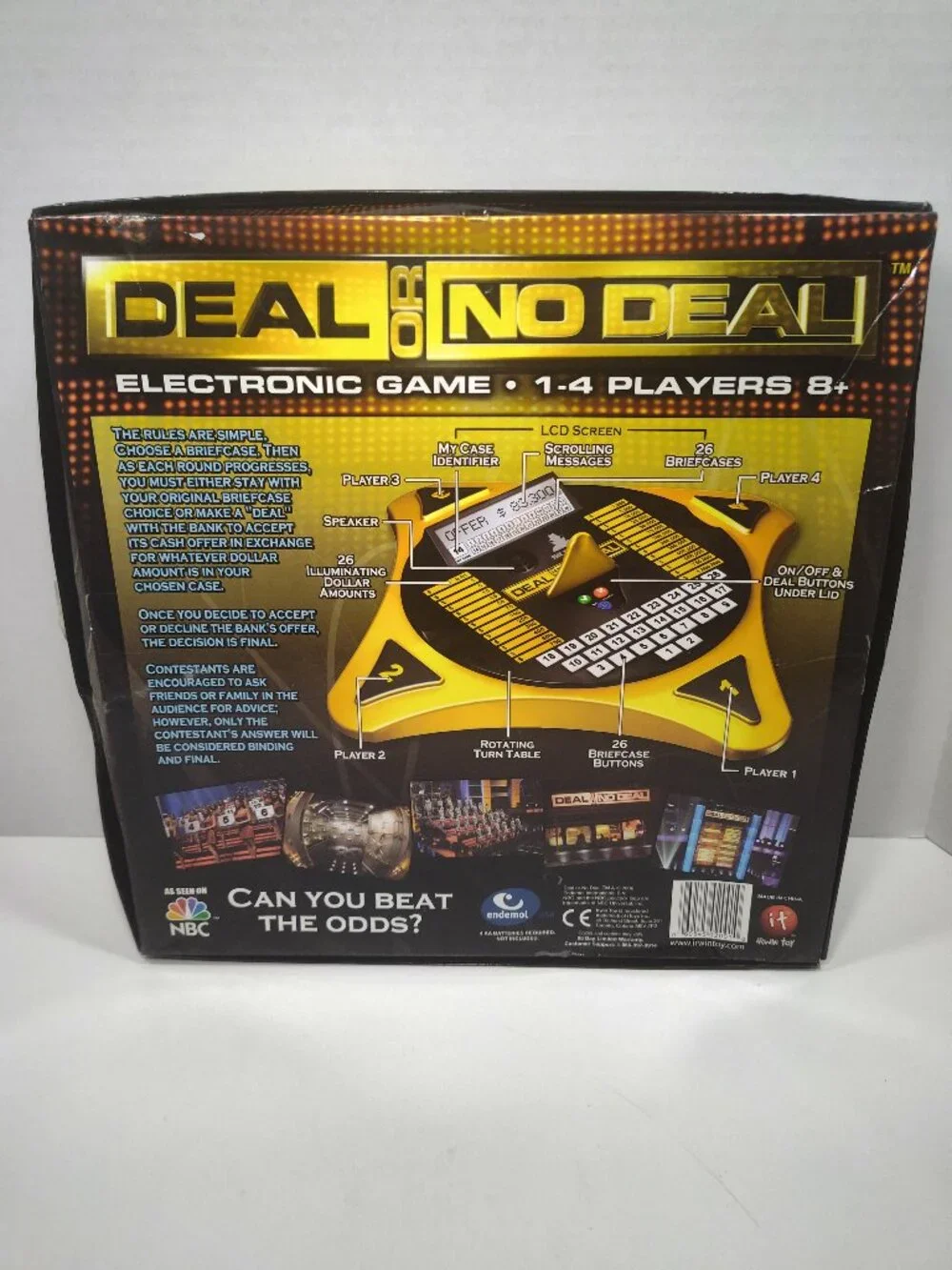 Deal or No Deal Electronic Game 2006 Irwin Toy NBC TV Show Complete Working